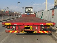 13.75 m x3 m 3 flatbed semi-trailer - ფოტო 3