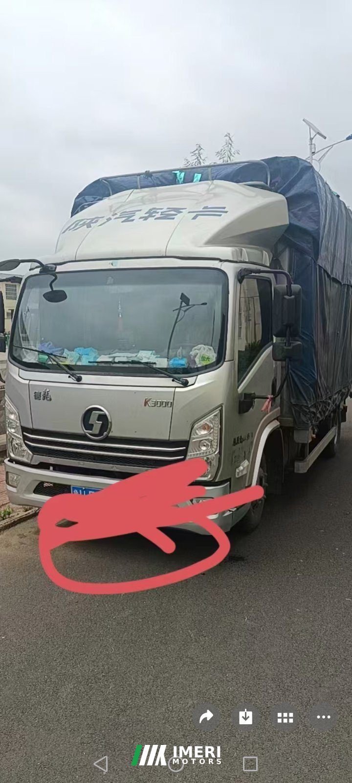 2022 Shacman Delong K3000 150 hp 4X2 3.85 m