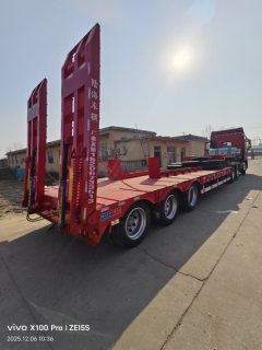 11.5 m x3 m 3 flatbed semi-trailer - ფოტო 2