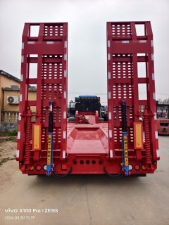 9.5 m x3 m 1 flatbed semi-trailer - ფოტო 2