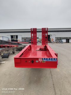 9.5 m x3 m 1 flatbed semi-trailer - ფოტო 5