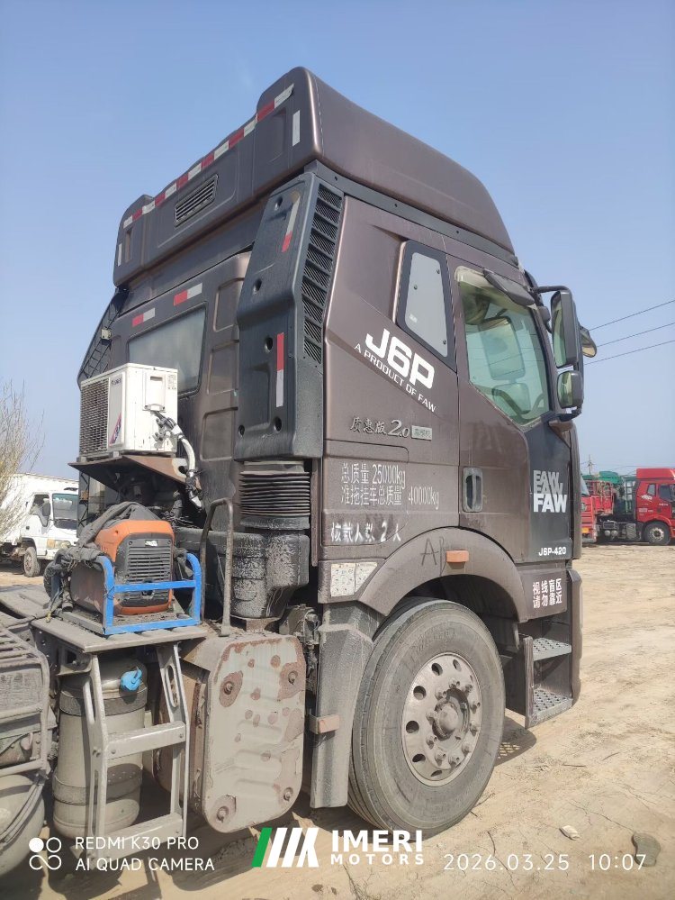 2019 FAW Jiefang J6P 420 hp 6X4