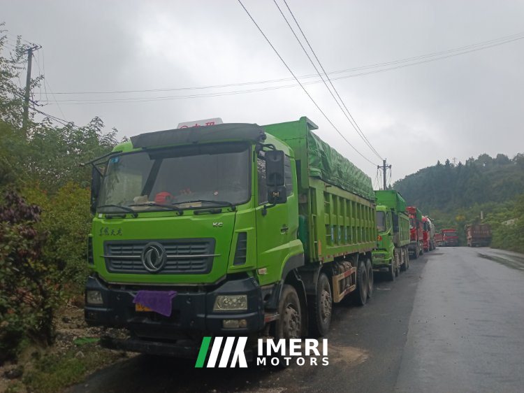 Dongfeng Tianlong KC 350 hp 8X4 7.2 m - სატვირთო ჩინეთიდან