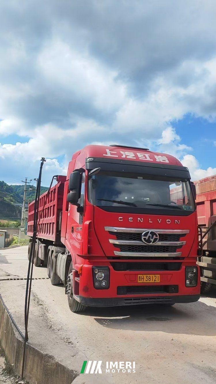 SAIC Hongyan Genlyon 520 hp 6X4 - სატვირთო ჩინეთიდან