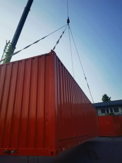13.7 m x 2.55 m 3-axle container semi-trailer - фото 4