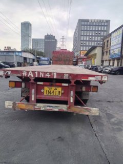 13 m x2.55 m 3 flatbed semi-trailer - ფოტო 2