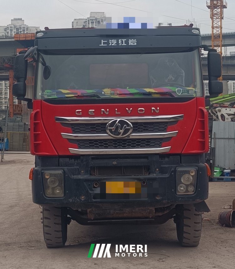 SAIC Hongyan Genlyon 450 hp 6X4 6.8 m - სატვირთო ჩინეთიდან