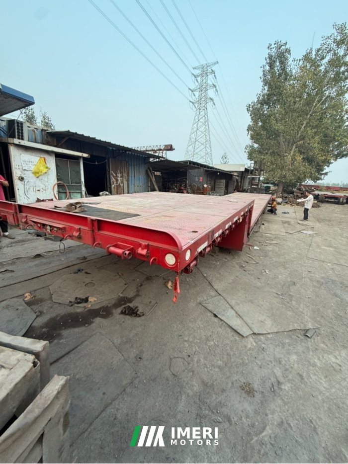 2025 17.5 m x 3.0 m 3-axle low flatbed semi-trailer