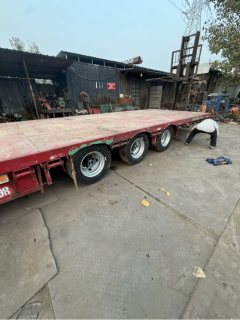 17.5 m x 3.0 m 3-axle low flatbed semi-trailer - фото 3