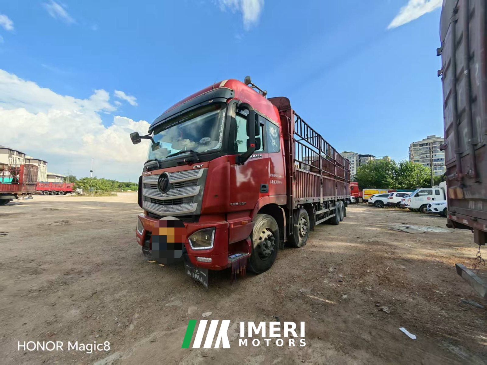 2018 Foton Auman EST 430 hp 8X4 9.45 m
