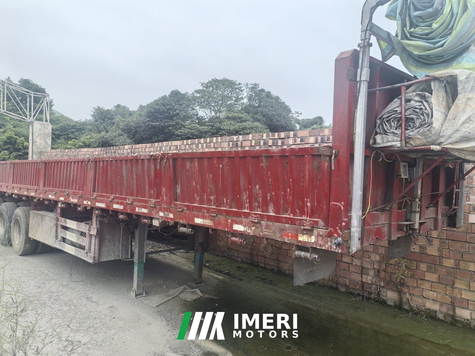 2020 13 m x 2.55 m 3-axle low flatbed semi-trailer