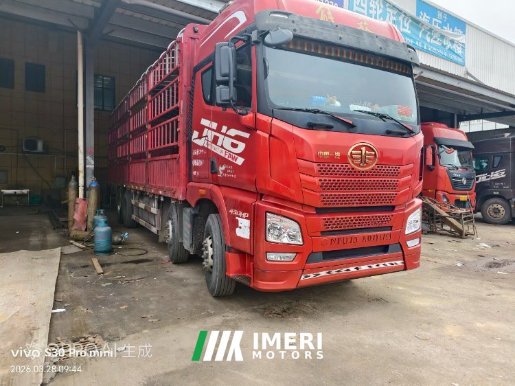2019 FAW Jiefang JH6 430 hp 8X4 9.5 m