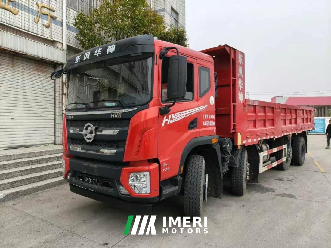 Dongfeng Huashen DV5 300 hp 8X4 7.2 m - სატვირთო ჩინეთიდან