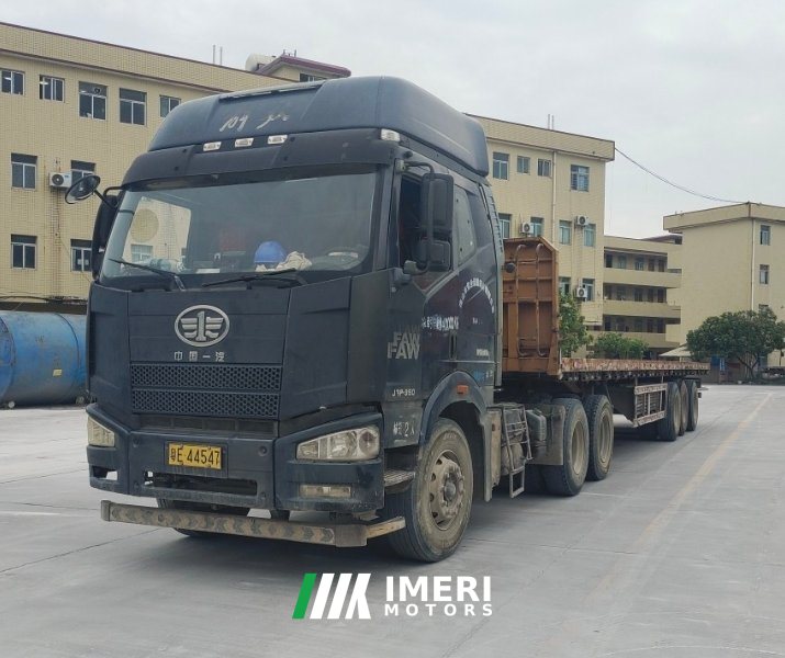 13.00 m x2.55 m 3 flatbed semi-trailer - სატვირთო ჩინეთიდან