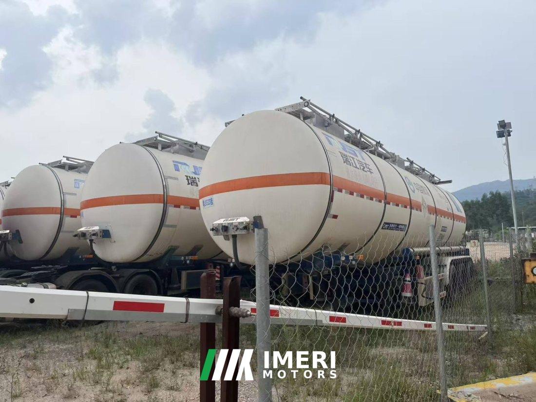 11.1 m x2.55 m 3 tank semi-trailer - სატვირთო ჩინეთიდან