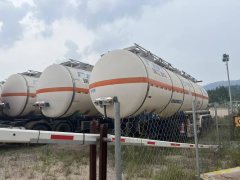 11.1 m x2.55 m 3 tank semi-trailer - ფოტო 1
