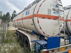 11.1 m x2.55 m 3 tank semi-trailer - ფოტო 3