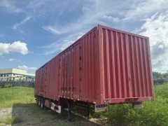 13.75 m x2.55 m 3 box body semi-trailer - ფოტო 1