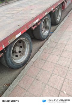 13.75 m x6 m 3 flatbed semi-trailer - ფოტო 2