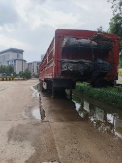 13 m x2.55 m 3 stake body semi-trailer - ფოტო 3