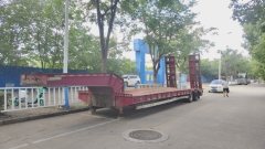 12 m x3 m 2 flatbed semi-trailer - ფოტო 1