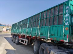 11.5 m x2.55 m 3 stake body semi-trailer - ფოტო 1