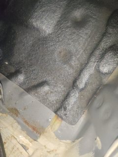 Left Rear Floor Sound Seal