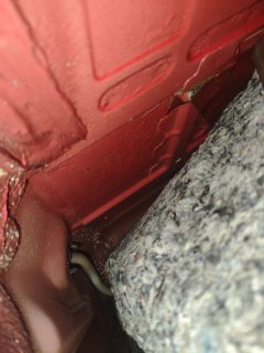 Left Rear Floor Sound Seal
