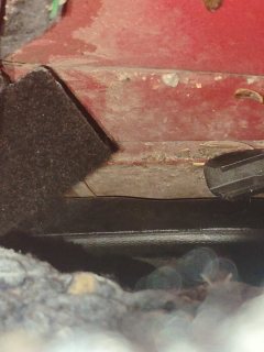 Left Front Floor Sound Seal