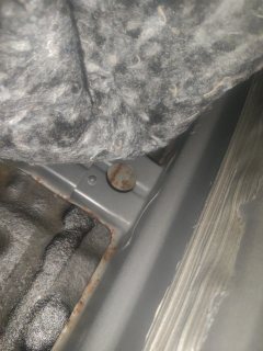 Left Rear Floor Sound Seal
