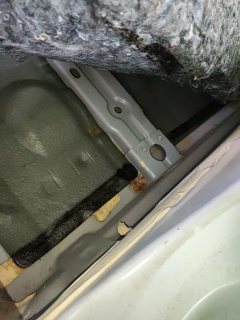 Left Rear Floor Sound Seal