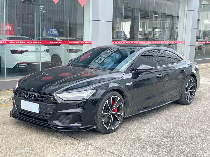 Audi A7L 2022 55 TFSI quattro S-line Zhiyuan obsidian suit