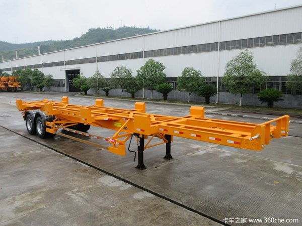 Dedicated terminal/port container chassis