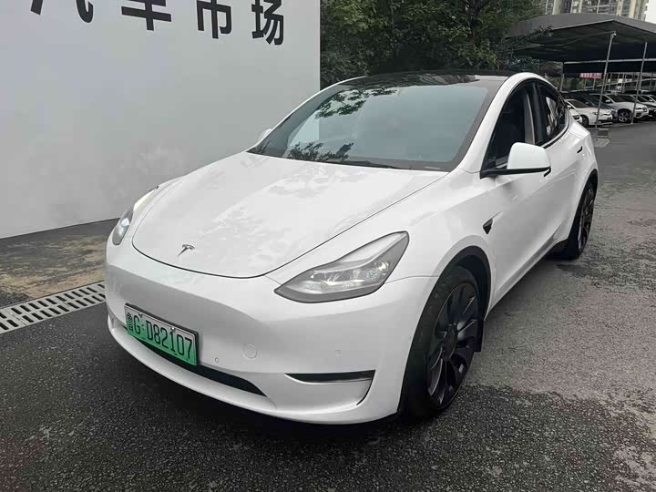 2022 Model Y 2021 Performance high-performance all-wheel drive version